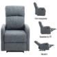 Poltrona relax manuale con pulsante - immagine 4