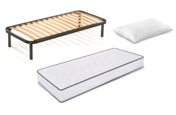 KIT MATERASSO + RETE  80X190 +CUSCINO ANALLERGICO